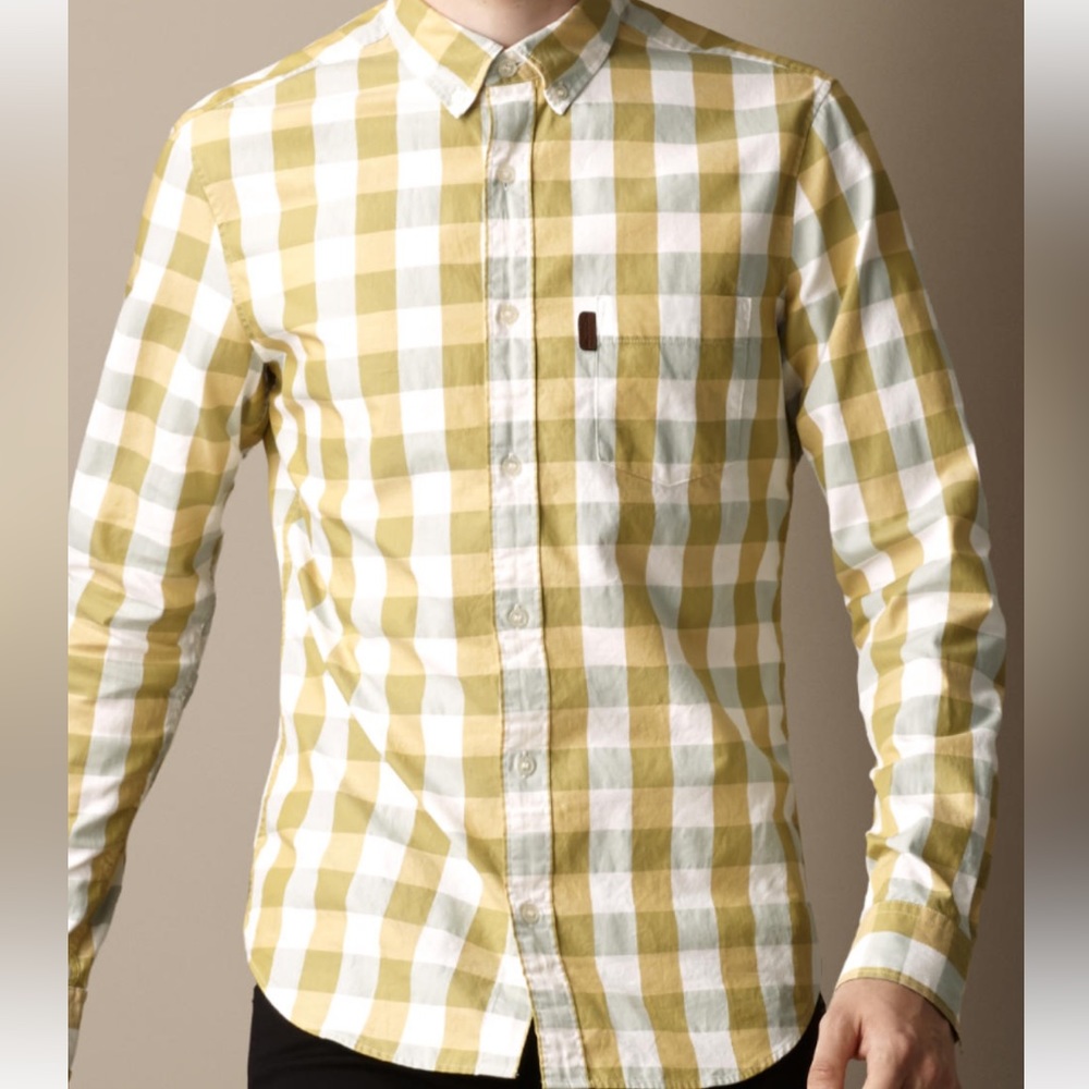 BURBERRY BRIT FRED CHECK SHIRT.